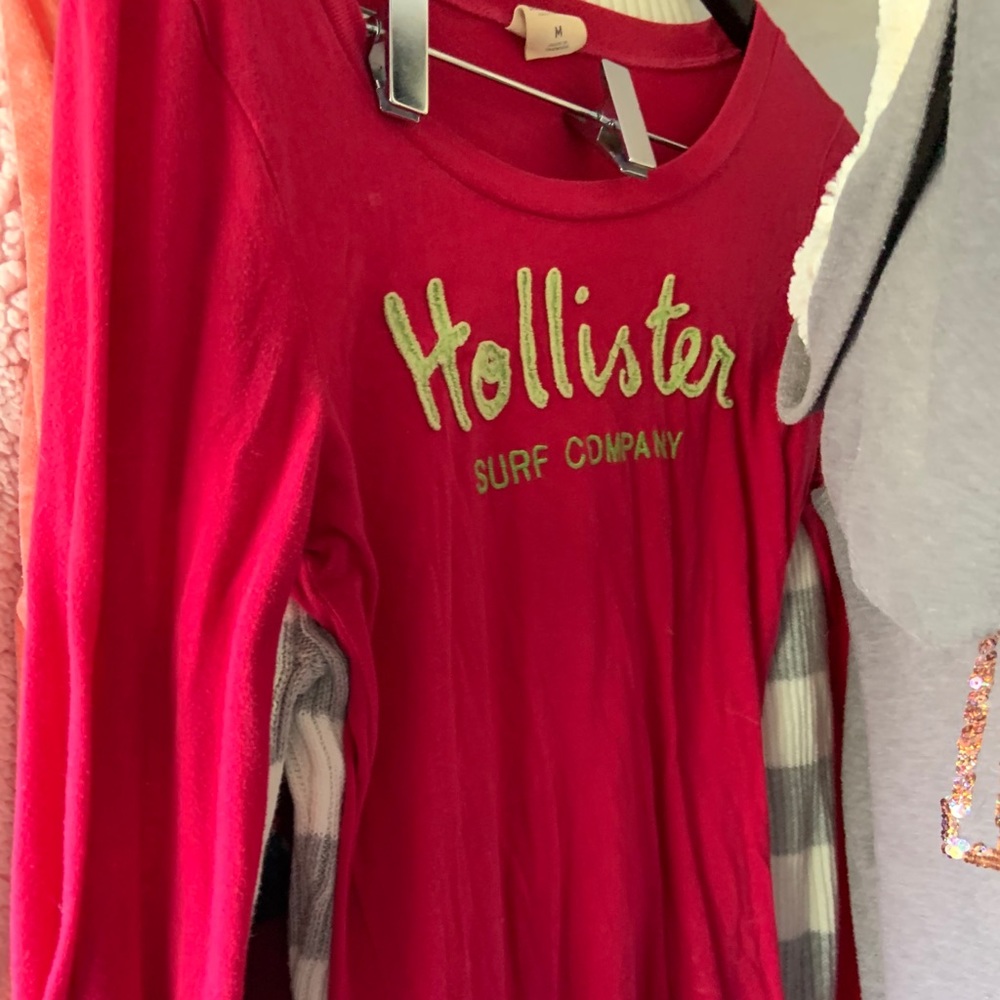 Deep pink/red color